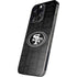 NFL San Franciso 49ers Black & White iPhone 15 Pro Max Skin