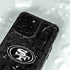 NFL San Franciso 49ers Black & White iPhone 15 Pro Waterproof Case