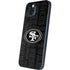 NFL San Franciso 49ers Black & White iPhone 15 Skin