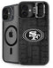 NFL San Franciso 49ers Black & White iPhone 16 Kickstand Case