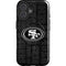 NFL San Franciso 49ers Black & White iPhone 16 Magsafe Impact Case