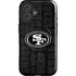 NFL San Franciso 49ers Black & White iPhone 16 Magsafe Impact Case