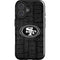 NFL San Franciso 49ers Black & White iPhone 16 Plus Impact Case