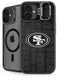 NFL San Franciso 49ers Black & White iPhone 16 Plus Kickstand Case