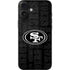 NFL San Franciso 49ers Black & White iPhone 16 Plus Skin