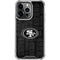 NFL San Franciso 49ers Black & White iPhone 16 Pro Clear Case