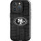 NFL San Franciso 49ers Black & White iPhone 16 Pro Impact Case