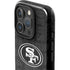 NFL San Franciso 49ers Black & White iPhone 16 Pro Impact Case