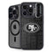 NFL San Franciso 49ers Black & White iPhone 16 Pro Kickstand Case