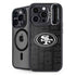 NFL San Franciso 49ers Black & White iPhone 16 Pro Kickstand Case