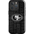 NFL San Franciso 49ers Black & White iPhone 16 Pro Magsafe Impact Case