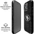 NFL San Franciso 49ers Black & White iPhone 16 Pro Magsafe Impact Case