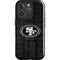 NFL San Franciso 49ers Black & White iPhone 16 Pro Max Magsafe Impact Case