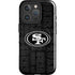 NFL San Franciso 49ers Black & White iPhone 16 Pro Max Magsafe Impact Case