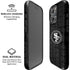 NFL San Franciso 49ers Black & White iPhone 16 Pro Max Magsafe Impact Case