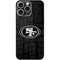 NFL San Franciso 49ers Black & White iPhone 16 Pro Max Skin
