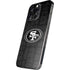 NFL San Franciso 49ers Black & White iPhone 16 Pro Max Skin