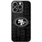 NFL San Franciso 49ers Black & White iPhone 16 Pro Skin