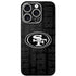 NFL San Franciso 49ers Black & White iPhone 16 Pro Skin