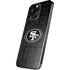 NFL San Franciso 49ers Black & White iPhone 16 Pro Skin