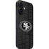 NFL San Franciso 49ers Black & White iPhone 16 Skin