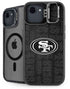 NFL San Franciso 49ers Black & White iPhone 16e Kickstand Case