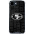 NFL San Franciso 49ers Black & White iPhone 16e Clear Case