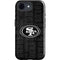NFL San Franciso 49ers Black & White iPhone 16e Impact Case