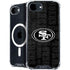 NFL San Franciso 49ers Black & White iPhone 16e MagSafe Case