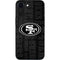 NFL San Franciso 49ers Black & White iPhone 16e Skin