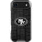 NFL San Franciso 49ers Black & White iPhone 17 Air Clear Case