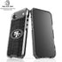NFL San Franciso 49ers Black & White iPhone 17 Air Clear Case