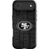 NFL San Franciso 49ers Black & White iPhone 17 Air Impact Case
