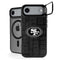 NFL San Franciso 49ers Black & White iPhone 17 Air Kickstand Case