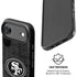 NFL San Franciso 49ers Black & White iPhone 17 Air Magsafe Impact Case