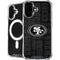 NFL San Franciso 49ers Black & White iPhone 17 MagSafe Case