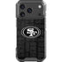 NFL San Franciso 49ers Black & White iPhone 17 Pro Clear Case