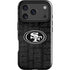 NFL San Franciso 49ers Black & White iPhone 17 Pro Impact Case