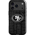 NFL San Franciso 49ers Black & White iPhone 17 Pro Magsafe Impact Case