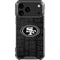 NFL San Franciso 49ers Black & White iPhone 17 Pro Max Clear Case
