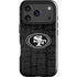 NFL San Franciso 49ers Black & White iPhone 17 Pro Max Impact Case