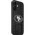 NFL San Franciso 49ers Black & White iPhone 17 Skin