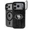 NFL San Franciso 49ers Black & White iPhone 18 Pro Kickstand Case