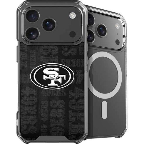 NFL San Franciso 49ers Black & White iPhone 18 Pro MagSafe Case
