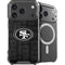 NFL San Franciso 49ers Black & White iPhone 18 Pro MagSafe Case