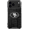 NFL San Franciso 49ers Black & White iPhone 18 Pro Max Clear Case
