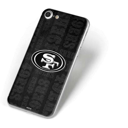 NFL San Franciso 49ers Black & White iPhone 8 Skin