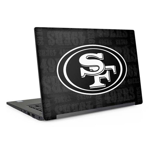 NFL San Franciso 49ers Black & White Dell Latitude Skin