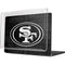 NFL San Franciso 49ers Black & White MacBook Pro 14in (2021-24) Case plus Skin