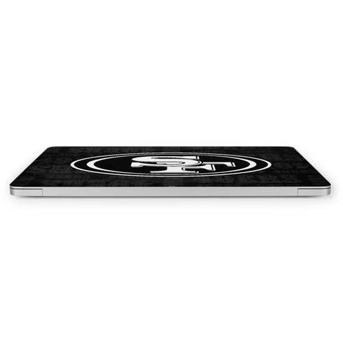 NFL San Franciso 49ers Black & White Apple MacBook Pro 16-inch Skin